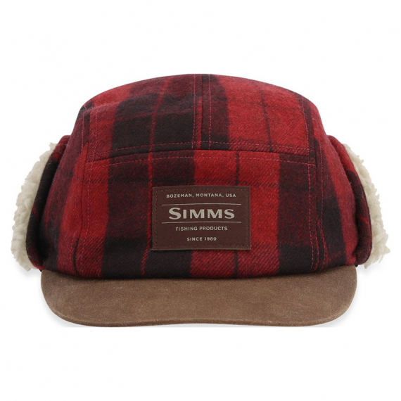 Simms Coldweather Cap Red Buffalo Plaid in the group Clothes & Shoes / Caps & Headwear / Caps / Ear Flap Caps at Sportfiskeprylar.se (13817-615-2030r)