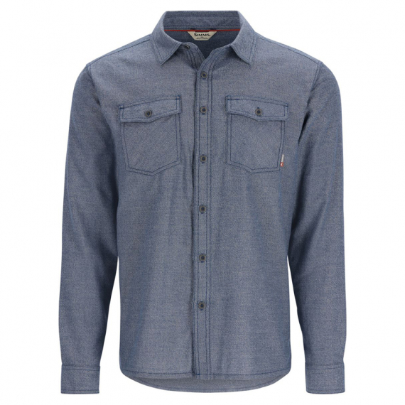Simms Shoal Flannel Shirt Midnight in the group Clothes & Shoes / Clothing / Shirts at Sportfiskeprylar.se (13844-403-30r)