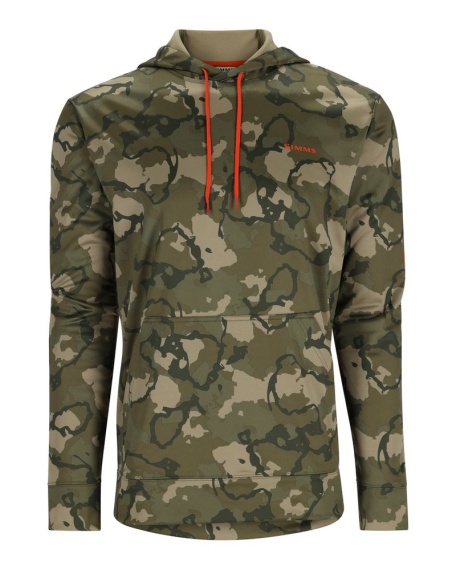 Simms Challenger Hoody Regiment Camo Olive Drab in the group Clothes & Shoes / Clothing / Sweaters / Hoodies at Sportfiskeprylar.se (13846-1082-20r)