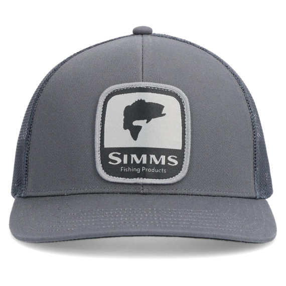 Simms Double Haul Icon Trucker Bass Gunmetal in the group Clothes & Shoes / Caps & Headwear / Caps / Trucker Caps at Sportfiskeprylar.se (14032-1188-00)