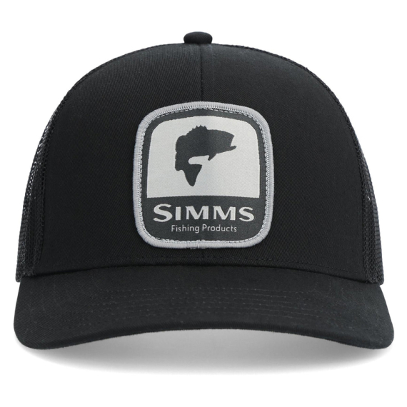 Simms Double Haul Icon Trucker Bass Black in the group Clothes & Shoes / Caps & Headwear / Caps / Trucker Caps at Sportfiskeprylar.se (14032-1207-00)