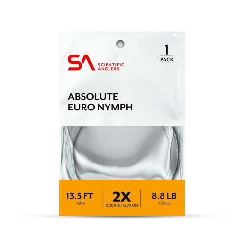 SA Absolute Euro Nymph Leader 13.5\' in the group Hooks & Terminal Tackle / Leaders & Leader Materials / Ready Made Leaders / Tapered Leaders at Sportfiskeprylar.se (140461r)