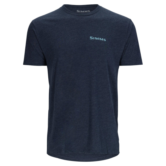 Simms Species T-Shirt Navy Heather in the group Clothes & Shoes / Clothing / T-shirts at Sportfiskeprylar.se (14093-414-20r)