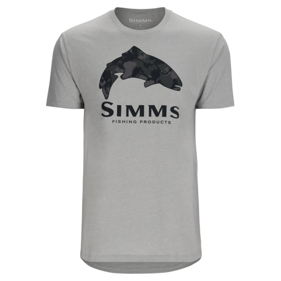 Simms Trout Regiment Camo Fill T-Shirt Cinder Heather in the group Clothes & Shoes / Clothing / T-shirts at Sportfiskeprylar.se (14101-1181-20r)