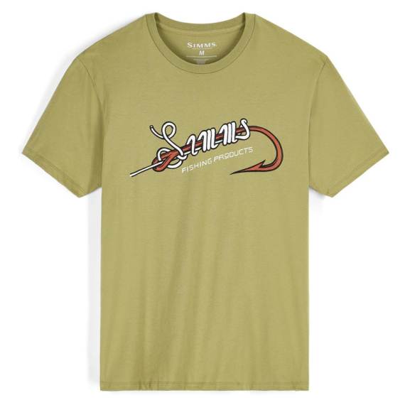 Simms Hook & Loop T-Shirt Tent Green in the group Clothes & Shoes / Clothing / T-shirts at Sportfiskeprylar.se (14102-1347-20r)