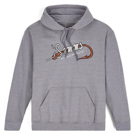 Simms Hook and Loop Hoody Grey Heather in the group Clothes & Shoes / Clothing / Sweaters / Hoodies at Sportfiskeprylar.se (14145-067-20r)