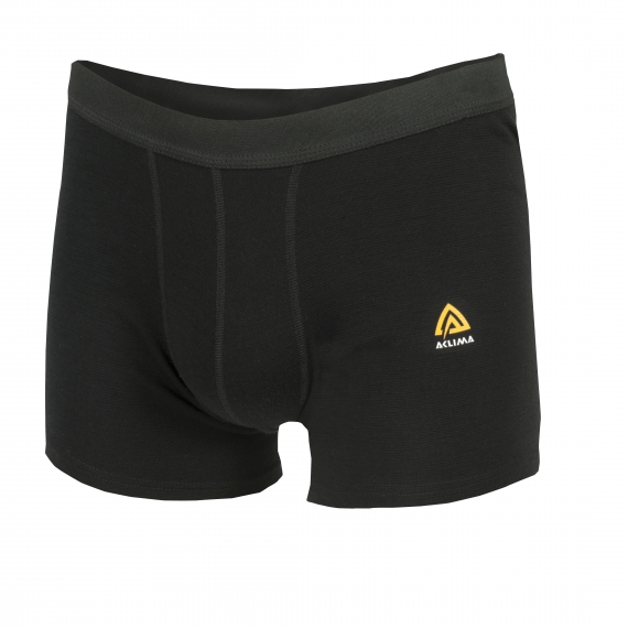 Aclima Warmwool Boxershorts Jet Black in the group Clothes & Shoes / Clothing / Layering & Underwear / Underwear at Sportfiskeprylar.se (142002001-05r)