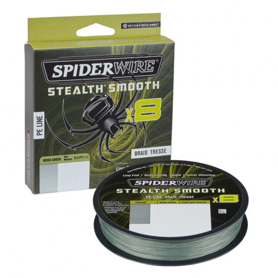 SpiderWire Stealth Smooth braid 8 0.07mm 150m M-green in the group Lines / Braided Lines at Sportfiskeprylar.se (1515222)