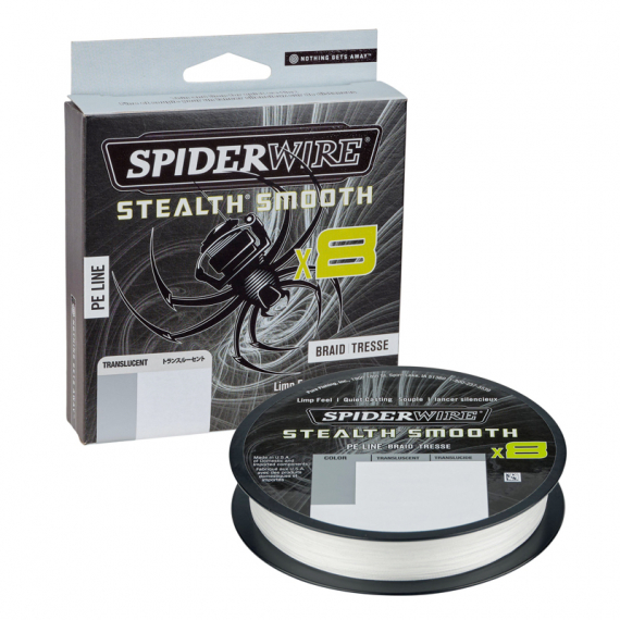 SpiderWire Stealth Smooth Braid 8 0.09mm Translucent 150m in the group Lines / Braided Lines at Sportfiskeprylar.se (1515649)