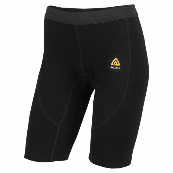 Aclima WarmWool Shorts (Long) Woman, Jet Black - S in the group Clothes & Shoes / Clothing / Layering & Underwear / Underwear at Sportfiskeprylar.se (142321001-04)