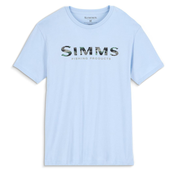 Simms Shroud Fill Logo T-Shirt Sky Blue in the group Clothes & Shoes / Clothing / T-shirts at Sportfiskeprylar.se (14276-434-20r)