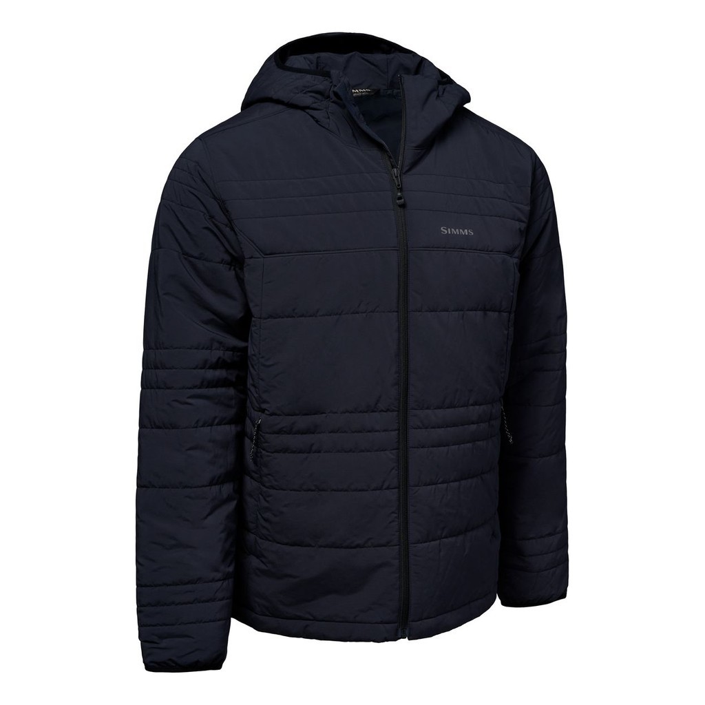 Simms Fall Run Hooded Jacket Black in the group Clothes & Shoes / Clothing / Jackets / Down & synthetic insulated jackets at Sportfiskeprylar.se (14518-001-30r)