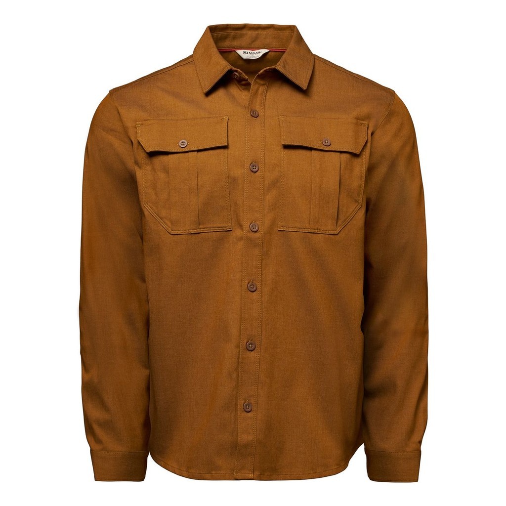 Simms Harbor Work Shirt Cobia in the group Clothes & Shoes / Clothing / Shirts at Sportfiskeprylar.se (14536-1229-30r)