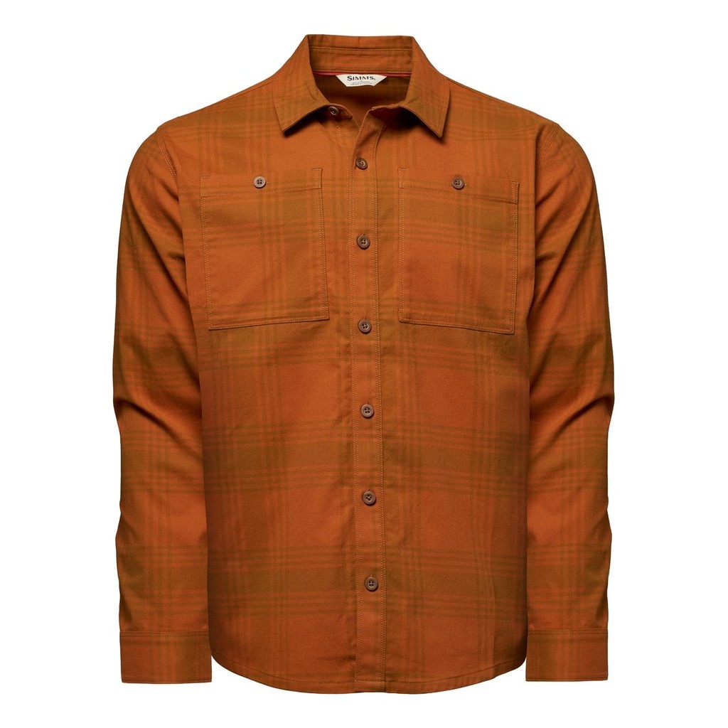 Simms Tailout Flannel Louie Pld Cobia in the group Clothes & Shoes / Clothing / Shirts at Sportfiskeprylar.se (14537-1488-30r)