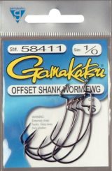 Gamakatsu Hook Worm Offset EWG NS 4/0 in the group Hooks & Terminal Tackle / Hooks / Offset Hooks at Sportfiskeprylar.se (146843004)