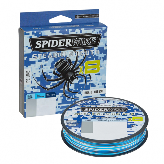 SpiderWire Stealth Smooth 150m Blue Camo, 0.29mm in the group Lines / Braided Lines at Sportfiskeprylar.se (1515721)