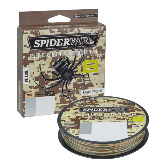 SpiderWire Stealth Smooth Braid 150m Camo, 0.13mm in the group Lines / Braided Lines at Sportfiskeprylar.se (1515750)