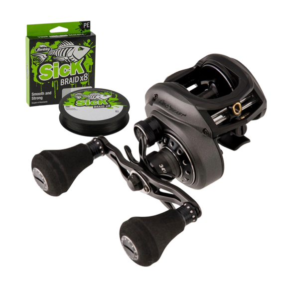 Abu Garcia Revo Beast 41 & Sick Braid in the group Reels / Baitcasting Reels / Low Profile Reels at Sportfiskeprylar.se (1479947WITHBRAID)