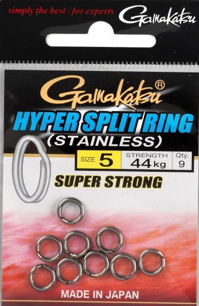 Gamakatsu Hyper Split Ring #07 83kg in the group Hooks & Terminal Tackle / Stingers & Stinger Accessories / Stinger Accessories at Sportfiskeprylar.se (149287007)