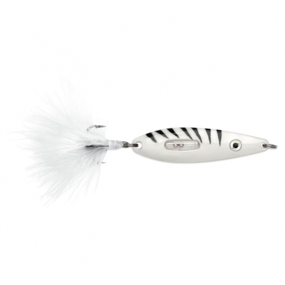VMC Rattling Roach Spoon 1.8g - Glow Tiger in the group Lures / Ice Jigging Lures / Vertical Ice Jigs at Sportfiskeprylar.se (149761NO)
