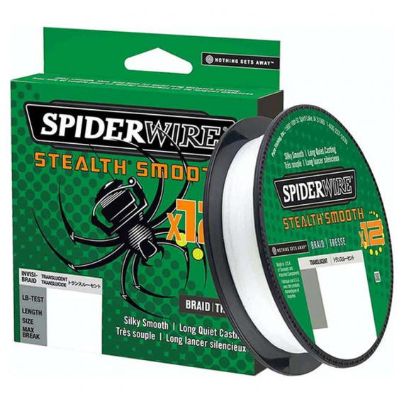 SpiderWire Stealth Smooth 12, 150m Translucent - 0.11mm in the group Lines / Braided Lines at Sportfiskeprylar.se (1507364)