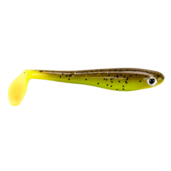 Powerbait Hollow Belly 12,5cm (3-pack) - Brown Chartreuse in the group Lures / Softbaits / Perch Softbaits & Zander Softbaits at Sportfiskeprylar.se (1519542)