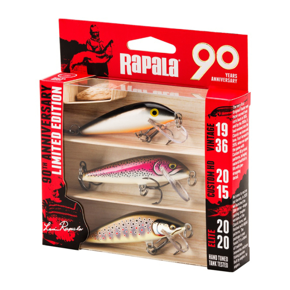 Rapala 90 Years Countdown Mid Naturistic in the group Lures / Lure Kits at Sportfiskeprylar.se (154584NO)