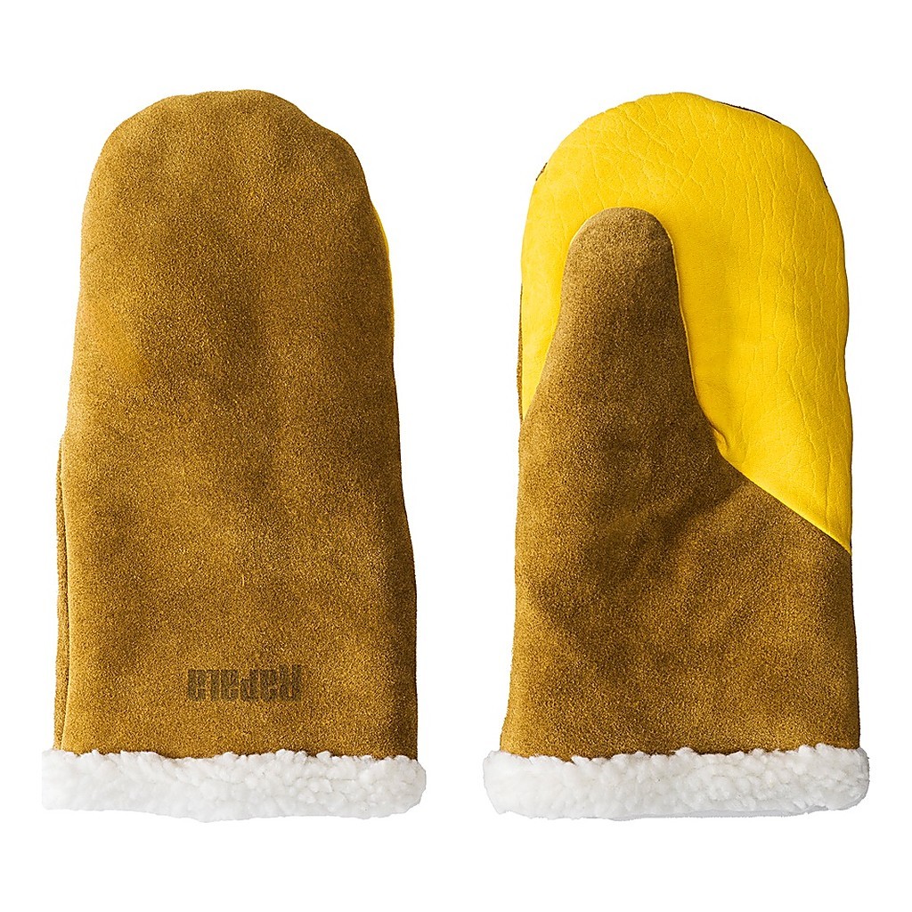 Rapala Winter Leather Mittens Brown/Yellow in the group Clothes & Shoes / Clothing / Gloves at Sportfiskeprylar.se (154653NOr)