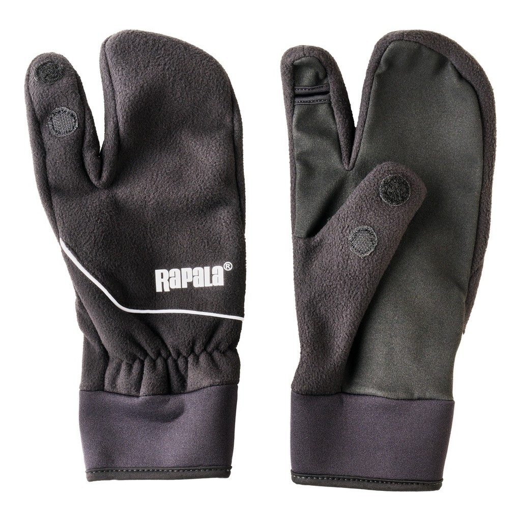 Rapala Soft Shell Open Finger Lobster Gloves Black in the group Clothes & Shoes / Clothing / Gloves at Sportfiskeprylar.se (154661NOr)