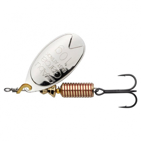 Abu Garcia Fast Attack 4.5g - LF Silver in the group Lures / Spinners / Inline Spinner at Sportfiskeprylar.se (1549851)