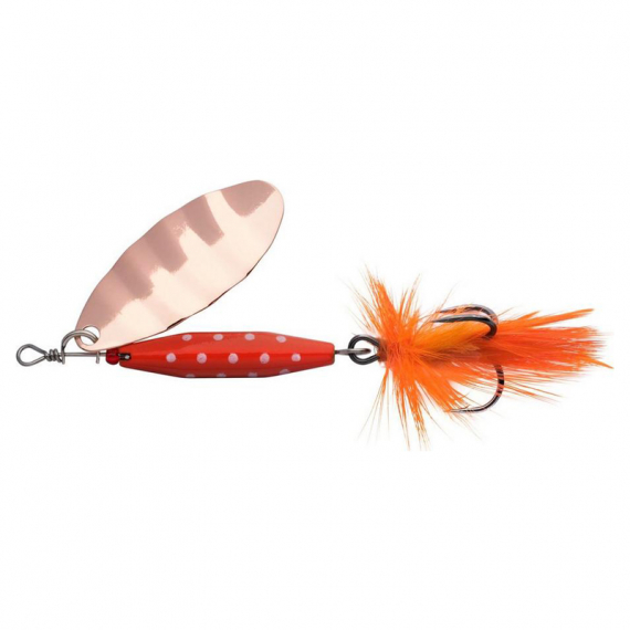Abu Garcia Reflex Red 18g - Copper in the group Lures / Inline Spinners at Sportfiskeprylar.se (1549913)