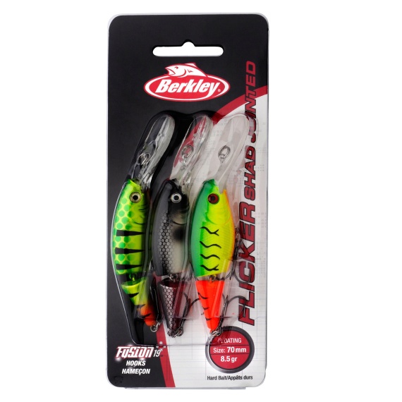 Berkley Flicker Shad 3-Pack in the group Lures / Lure Kits / Lure Kits Perch at Sportfiskeprylar.se (1550659)