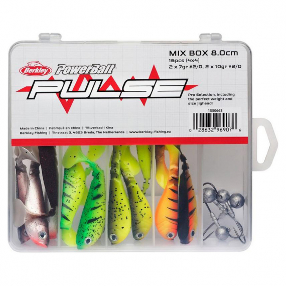Berkley Pulse Shad Box 8cm incl. Jigheads in the group Lures / Lure Kits at Sportfiskeprylar.se (1550663)
