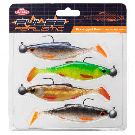 Berkley Pulse Realistic Roach (4pcs) in the group Lures / Softbaits / Perch Softbaits & Zander Softbaits at Sportfiskeprylar.se (1551695r)