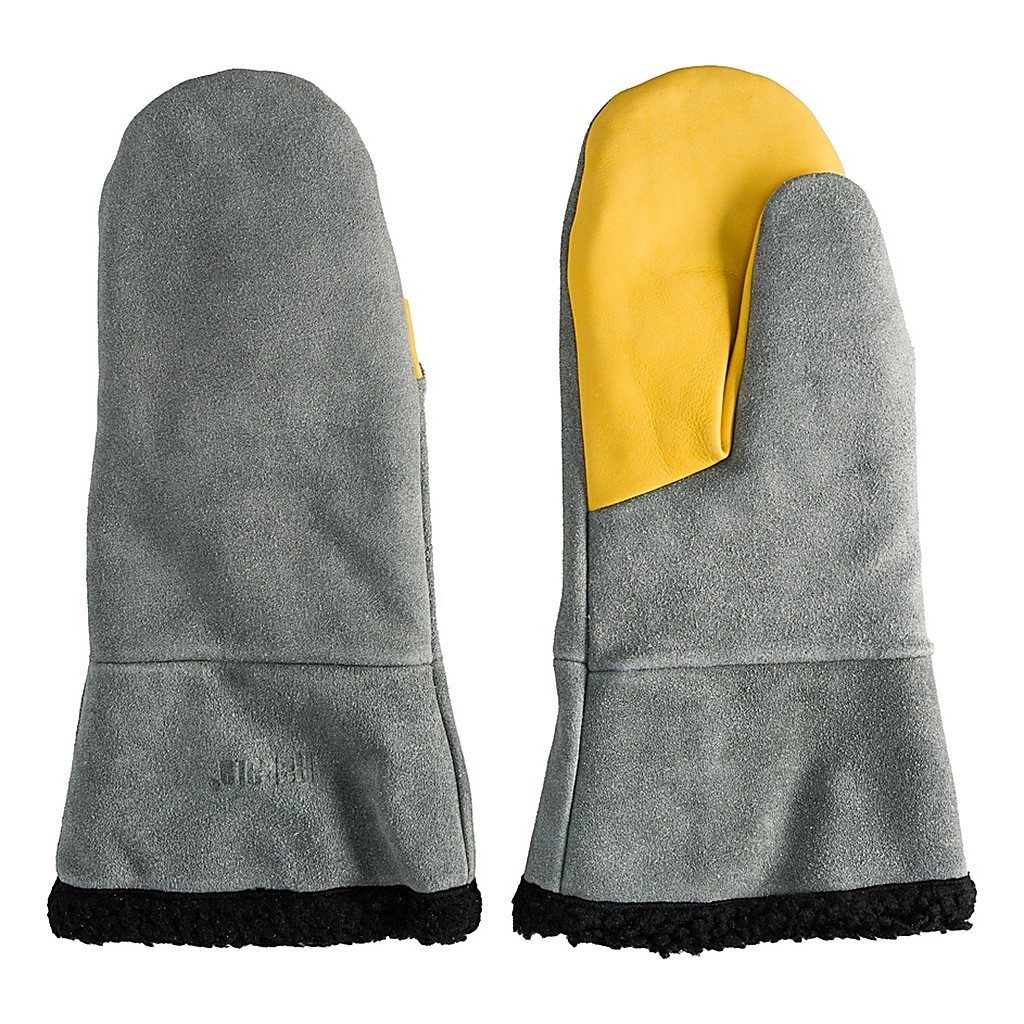 Rapala Winter Leather Mitten Fur Lining Grey/Yellow in the group Clothes & Shoes / Clothing / Gloves at Sportfiskeprylar.se (156918NOr)