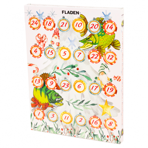 Fladen Christmas calendar 24 Pieces in the group Other / Gifts & Gift Guides / Advent calendar at Sportfiskeprylar.se (16-024)