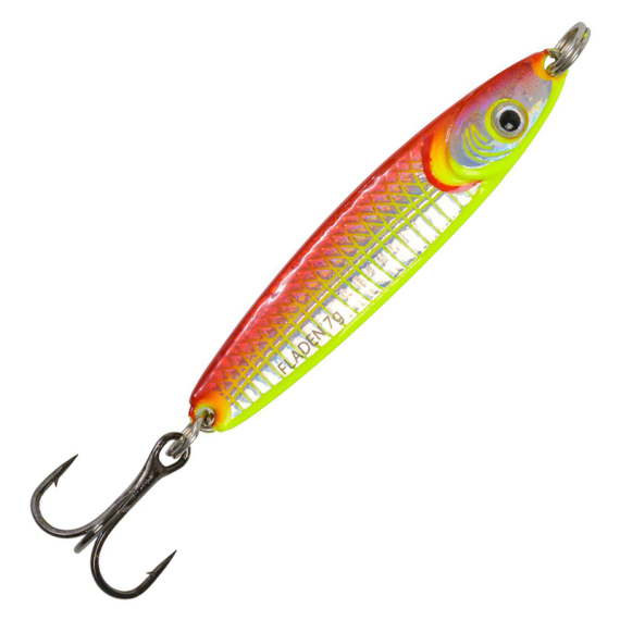 Fladen HoloTwist spoon 12g Yellow Red Silver in the group Lures / Spoons at Sportfiskeprylar.se (16-1212-3)