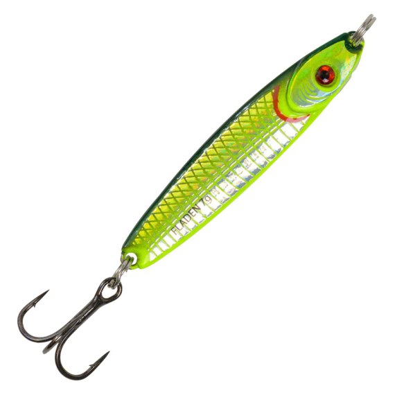 Fladen HoloTwist spoon 12g Green Silver in the group Lures / Spoons at Sportfiskeprylar.se (16-1212-6)