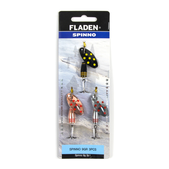 Fladen Spinno 3-pack in the group Lures / Lure Kits / Lure Kits Trout & Putntake Fishing at Sportfiskeprylar.se (16-170631r)