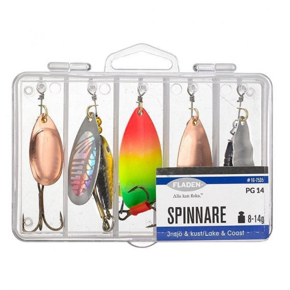 Fladen Spinnare 8-14g 4pcs in the group Lures / Lure Kits at Sportfiskeprylar.se (16-7535)
