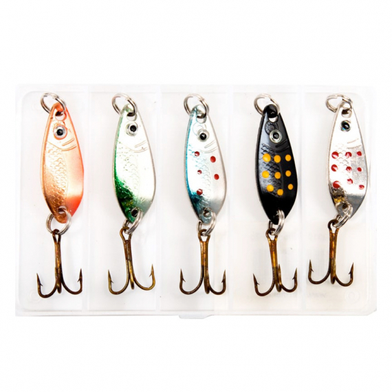 Fladen Trout 6g, 5pcs in the group Lures / Lure Kits / Lure Kits Trout & Putntake Fishing at Sportfiskeprylar.se (16-7556)
