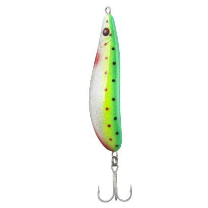 Tappaja 38gram, 115mm green/mother of pearl dots in the group Lures / Sea Trout Lures & Coastal Wobblers / Sea Trout Lures at Sportfiskeprylar.se (16-7637-04)