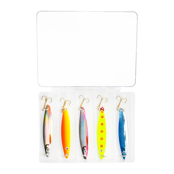 Fladen Nidingen 15g 5-pack in the group Fishing methods / Spin Fishing / Lures / Lure Kits / Lure Kits Trout & Putntake Fishing at Sportfiskeprylar.se (16-768)