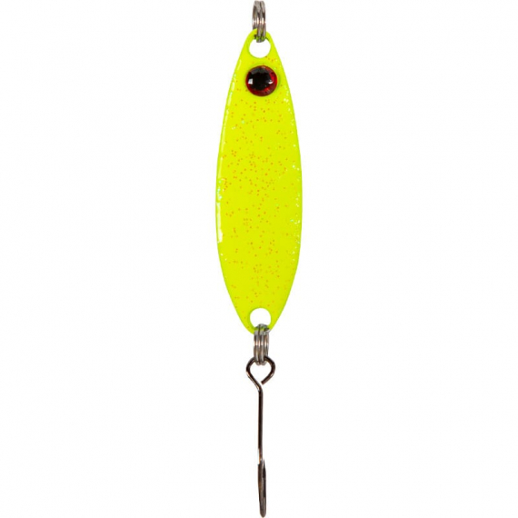 Fladen Fluorescent Flutter 35mm 3,2g - Hot Yellow in the group Lures / Spoons at Sportfiskeprylar.se (16-8235-10)