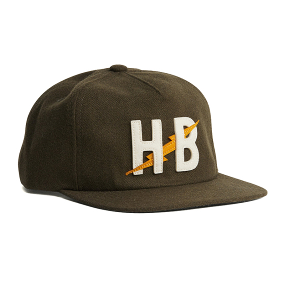 Howler Bro\'s Unstructured Snapback Hats Big HB - Dark Olive in the group Clothes & Shoes / Caps & Headwear / Caps at Sportfiskeprylar.se (160524F-BIG)