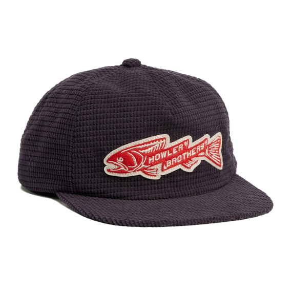 Howler Bro\'s Unstructured Snapback Hats Trout Bolt - Navy Corduroy in the group Clothes & Shoes / Caps & Headwear / Caps at Sportfiskeprylar.se (160525F-NAV)