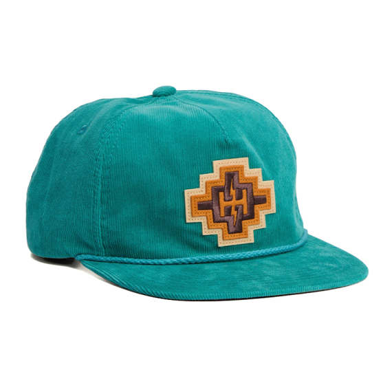 Howler Bro\'s Unstructured Snapback Hats H Bolt Motif - Teal Corduroy in the group Clothes & Shoes / Caps & Headwear / Caps at Sportfiskeprylar.se (160525F-TEA)