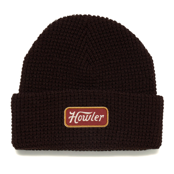 Howler Bro\'s Hawkeye Beanie Howler Script - Dark Brown in the group Clothes & Shoes / Caps & Headwear / Caps at Sportfiskeprylar.se (162225F-BRO)