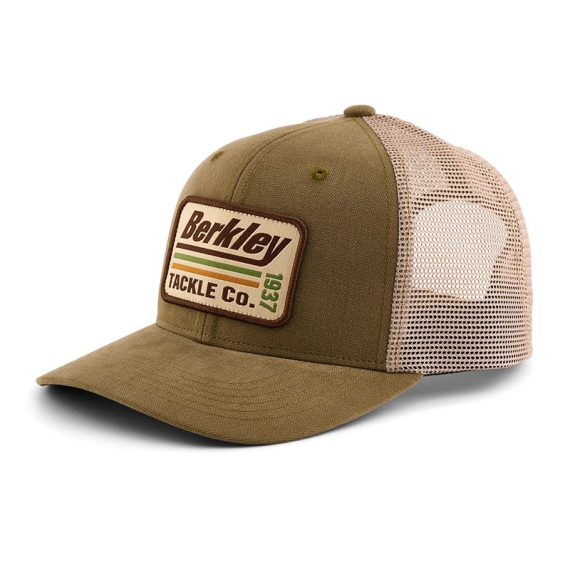 Berkley Berkley Striper Trucker Cap - Olive/Khaki in the group Clothes & Shoes / Caps & Headwear / Caps / Trucker Caps at Sportfiskeprylar.se (1639994)