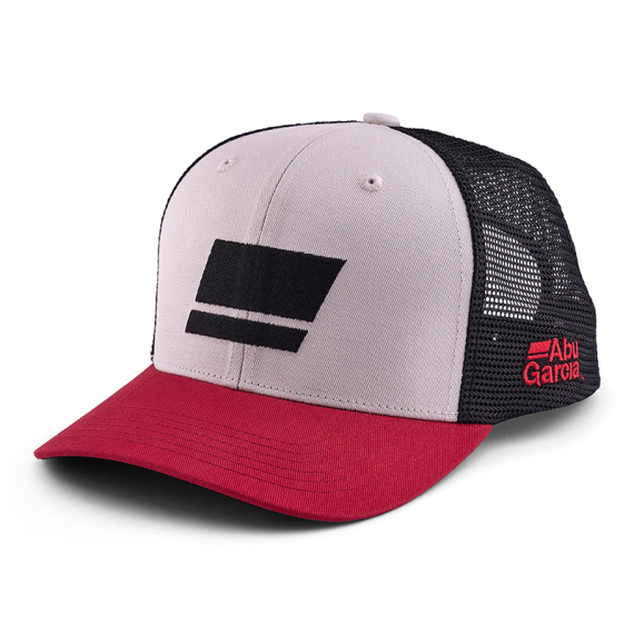 Abu Garcia Flag Trucker - Grey/Red/Black in the group Clothes & Shoes / Caps & Headwear / Caps / Trucker Caps at Sportfiskeprylar.se (1640095)